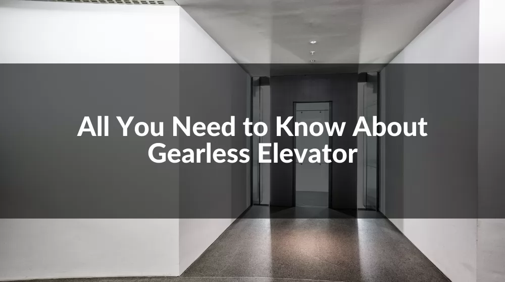 gearless elevator